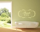 Thank You Quotes Wall Decal Motivational Vinyl Art Stickers